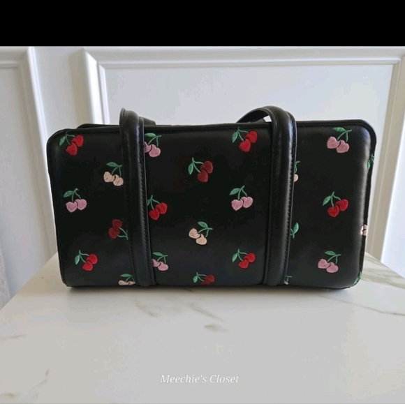 Betsey Johnson Black/Red Cherry Charm Shoulder Bag Charm NWT-Read Description - Picture 12 of 17